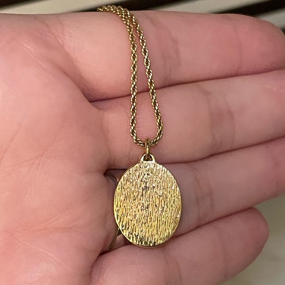 Christian Dior Gold and Green Pendant Necklace - Picture 6 of 7